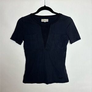 Emporio Armani black fitted shirt with pockets